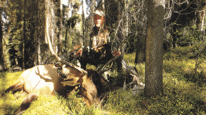 Brett Naillon with Elk