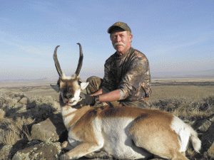 Bruce Fox with Antelope