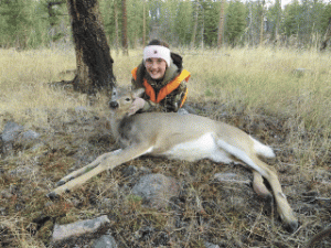 Elsa Age 12 with Whitetail