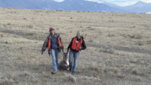 Emma and Claudia with
Antelope