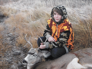 James with Mule Deer